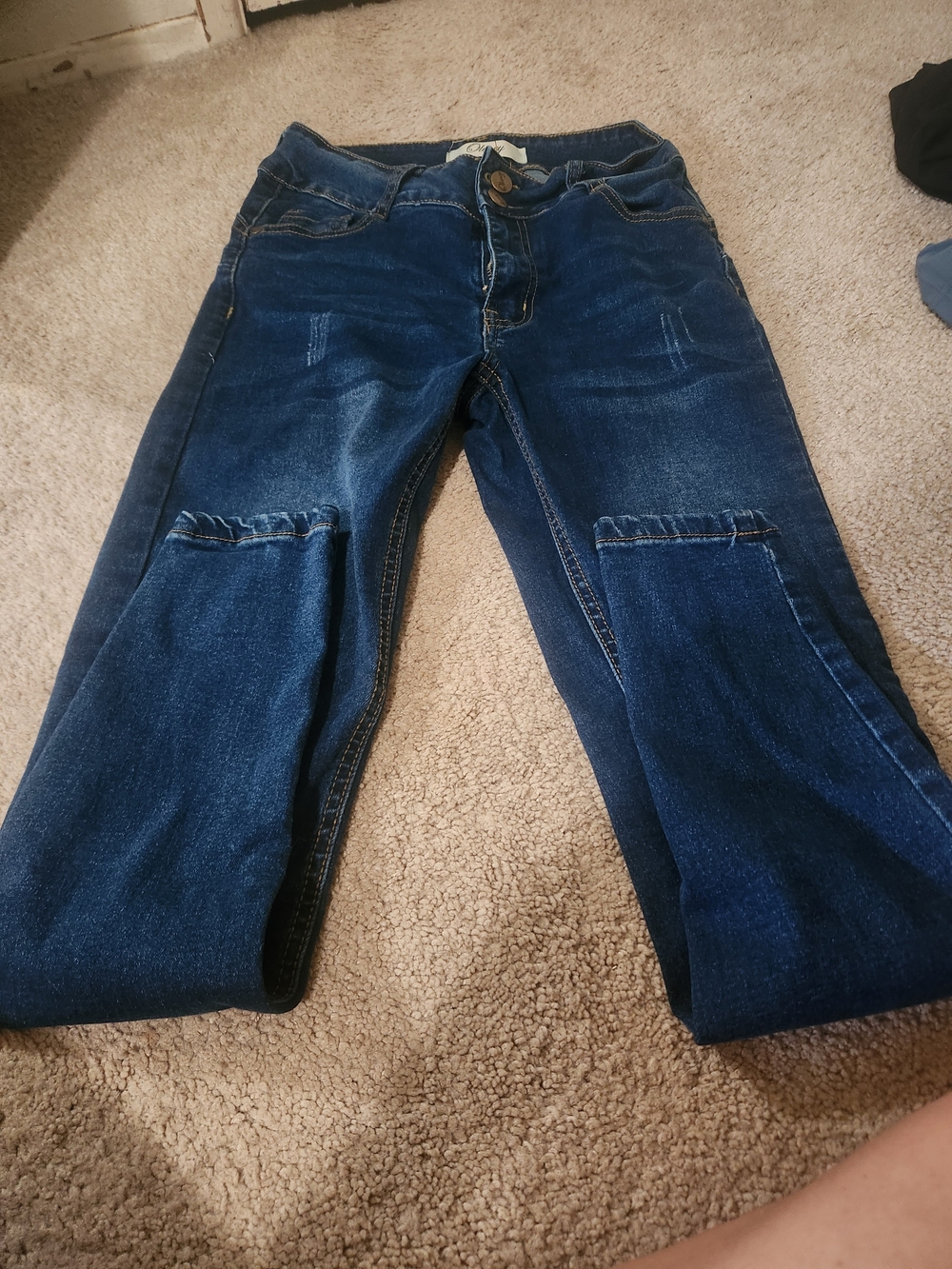 Fashion Nova Dark Blue Skinny Jeans And Light Blue Jeans Bundle